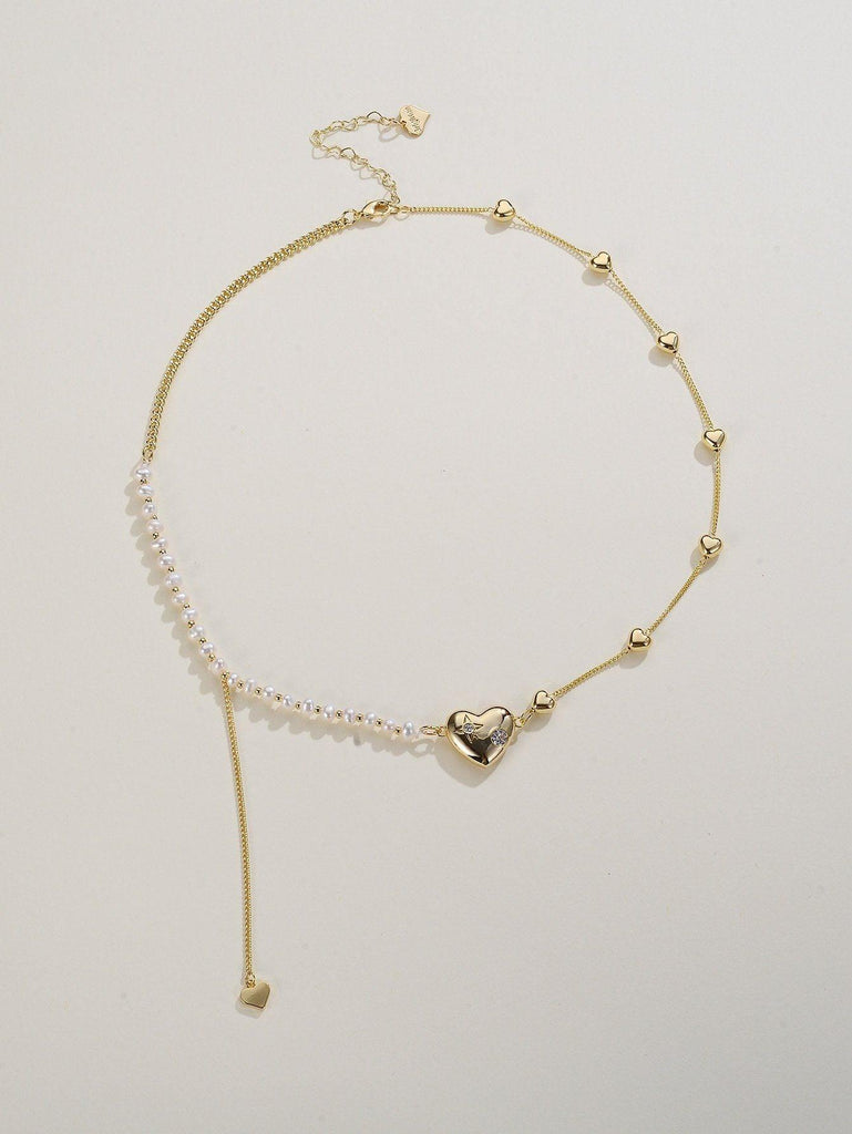 Vintage Classic Metal Clavicle Chain Necklaces BGSuperDeals Gold 