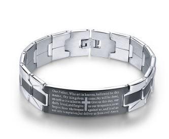 Men's Lord prayer bracelet Bracelet BGSuperDeals 2 