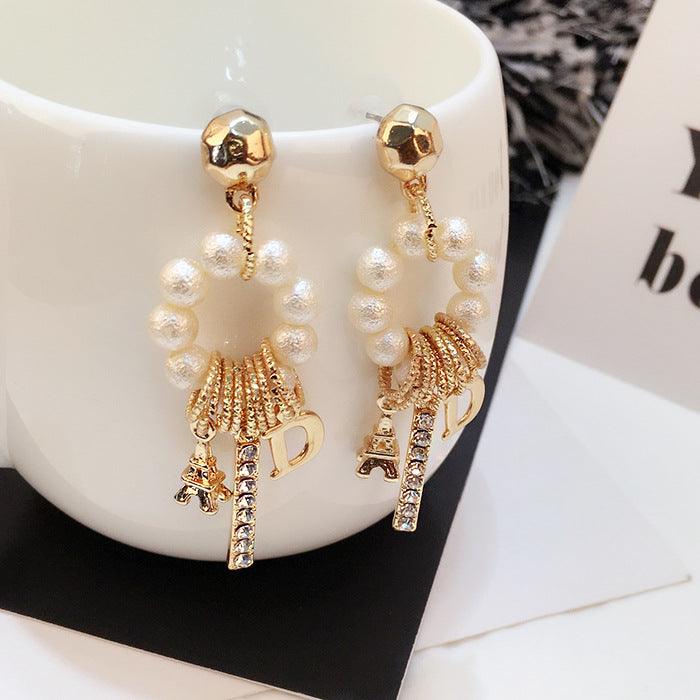 Women's earrings pearl earrings - BGSuperDeals