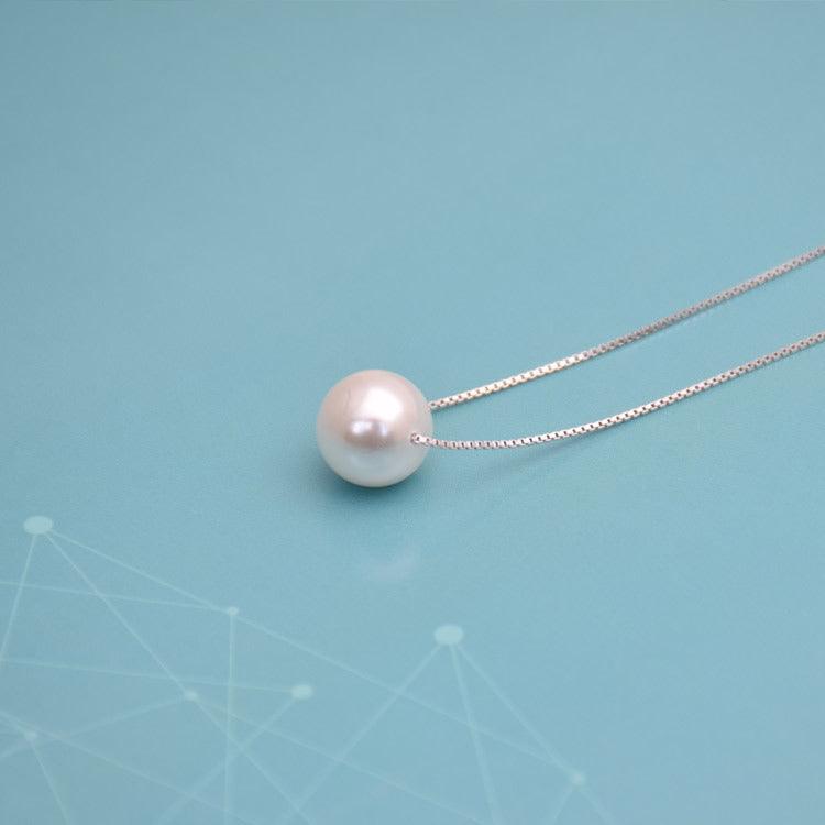 Pearl Necklace Pendant S925 Sterling Necklaces BGSuperDeals 