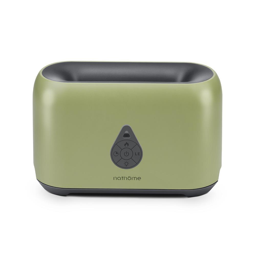 New Arrivals Mini Remote Control Flame Diffuser Air Humidifier Home BGSuperDeals Green USB 