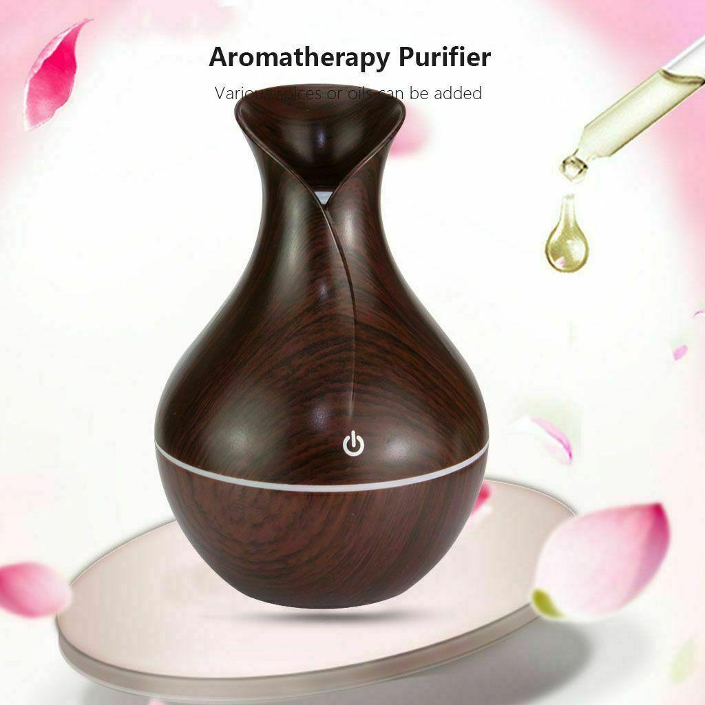 Ultrasonic Humidifier Oil Diffuser Air Purifier Aromatherapy with LED Lights Home BGSuperDeals 
