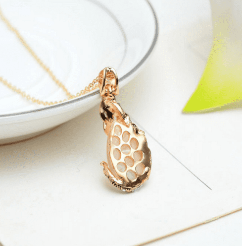 Waterdrop Rhinestone Pendant Necklace Hook Earrings Jewelry Set