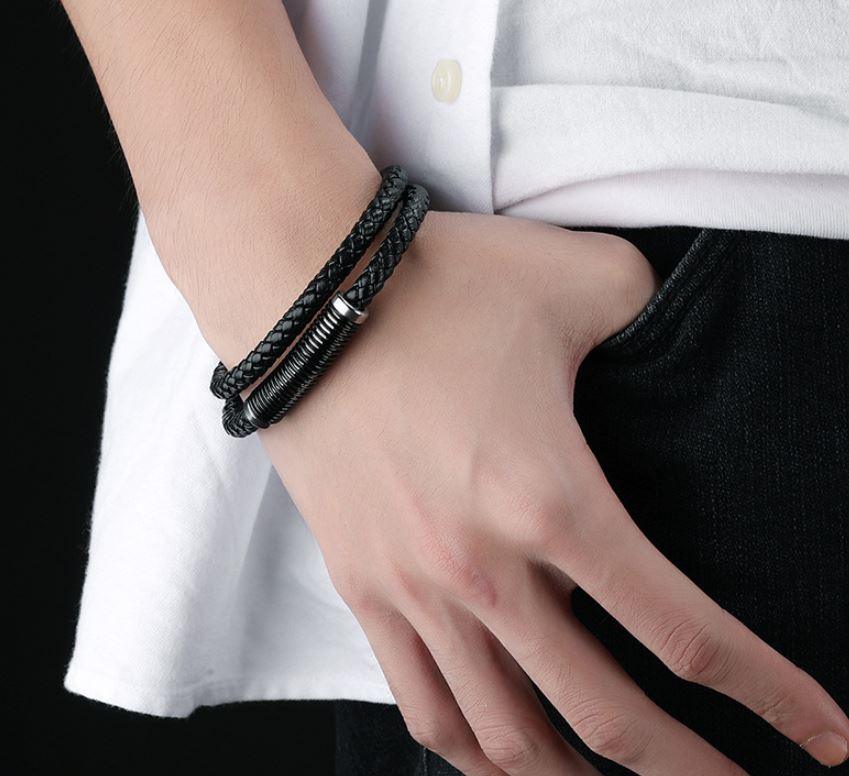 Men's leather bracelet Bracelet BGSuperDeals 