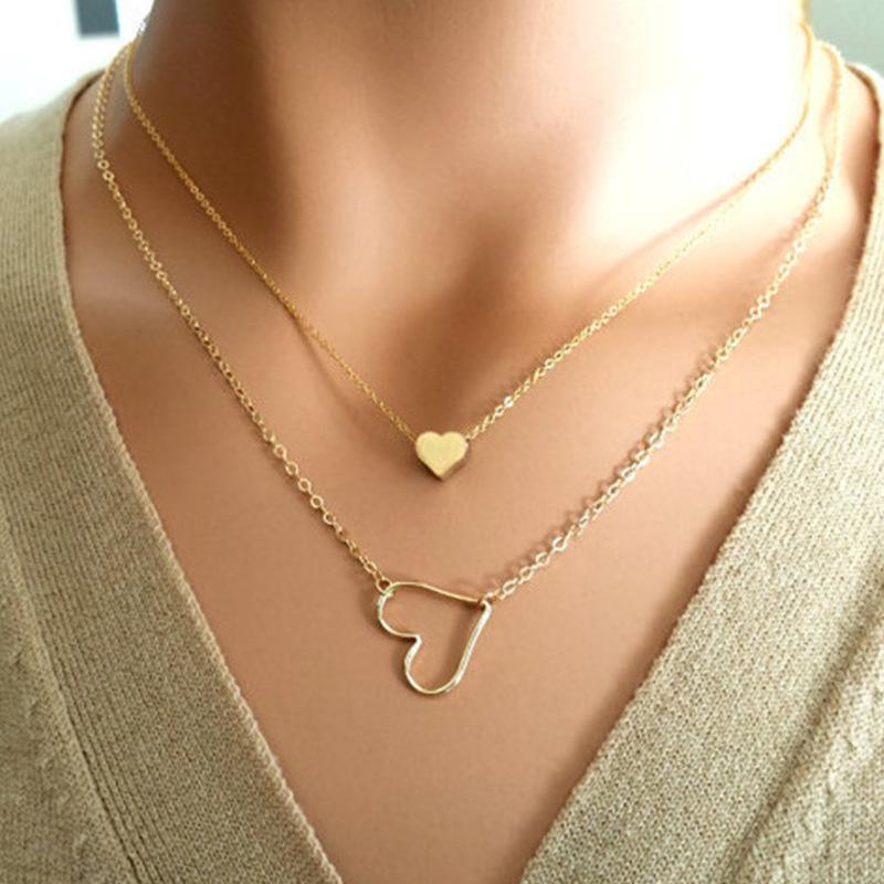 Women's Multilayer Chain Pendant Necklace Necklaces BGSuperDeals 