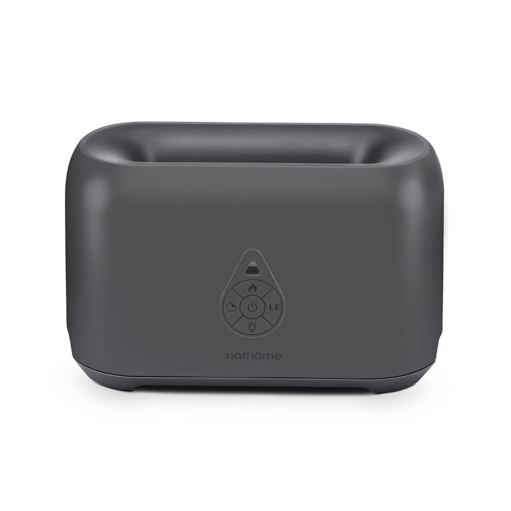 New Arrivals Mini Remote Control Flame Diffuser Air Humidifier Home BGSuperDeals Grey USB 